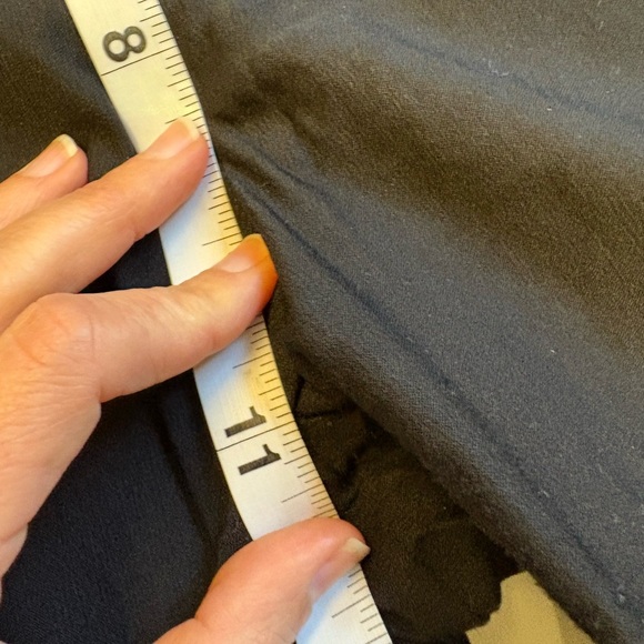 Anne Klein Black Slim pull on high rise Legging pants Elastic Waistband size XL - Picture 12 of 14